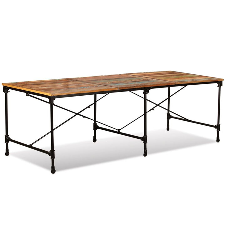Eettafel 240 cm massief gerecycled hout - Griffin Retail