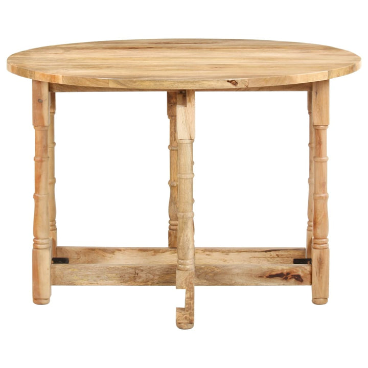 Eettafel rond 110x76 cm massief mangohout - Griffin Retail