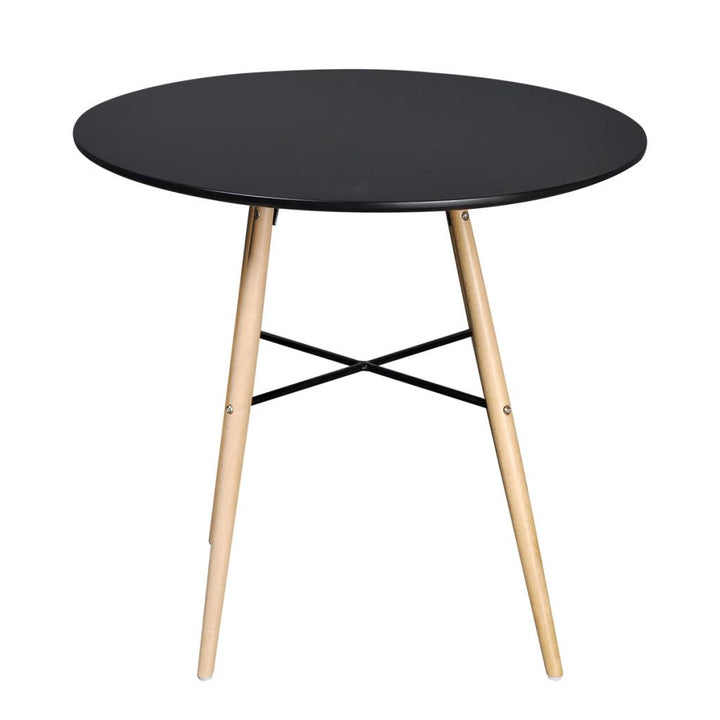 Eettafel rond MDF zwart - Griffin Retail