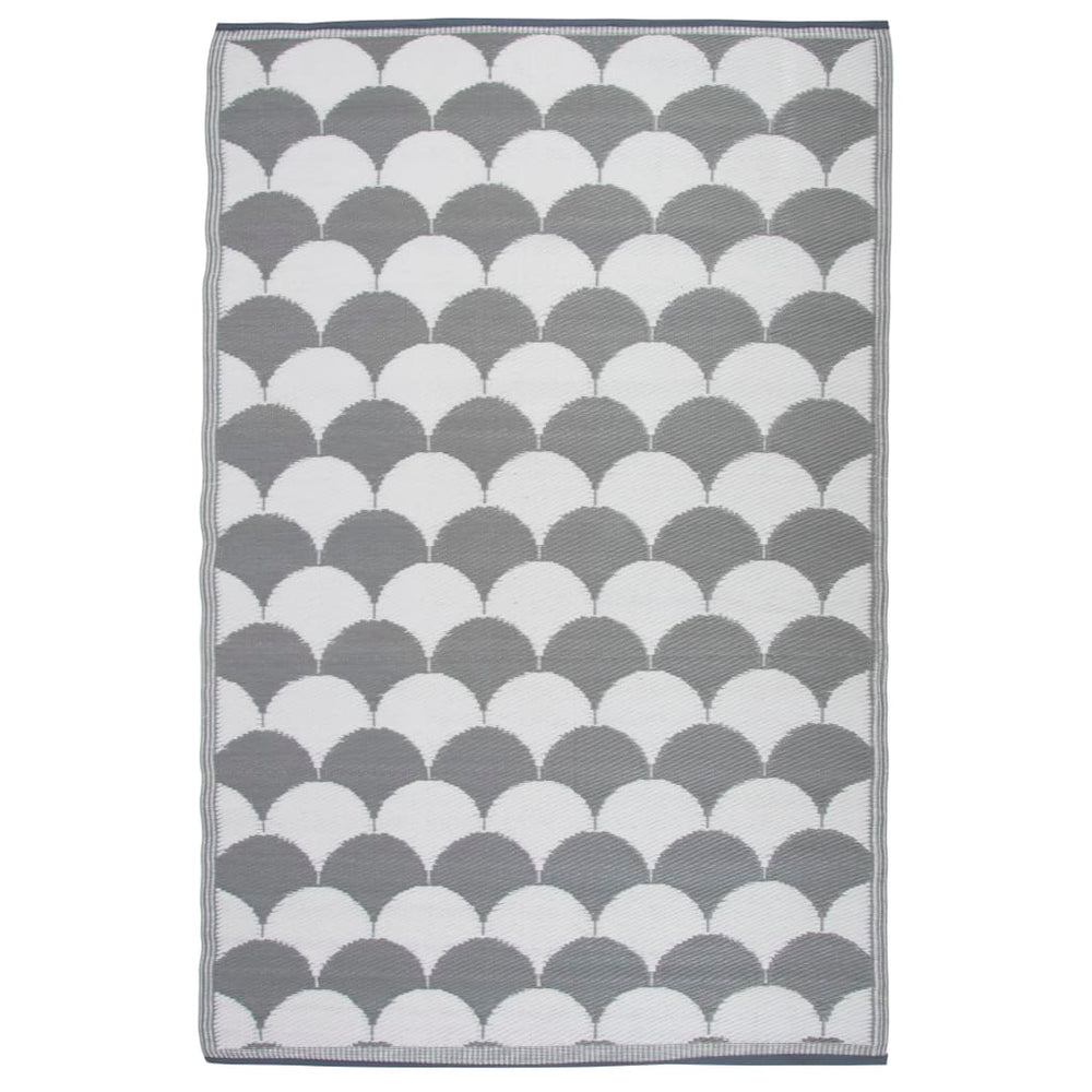 Esschert Design Buitenkleed 180x121 cm grijs en wit OC24 - Griffin Retail