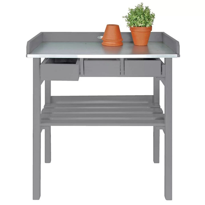 Esschert Design tuinwerktafel grijs CF29G - Griffin Retail