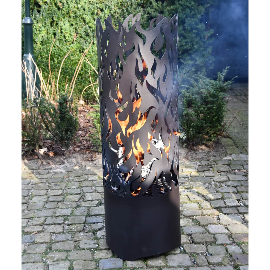 Esschert Design Vuurton Flames koolstofstaal zwart FF408 - Griffin Retail