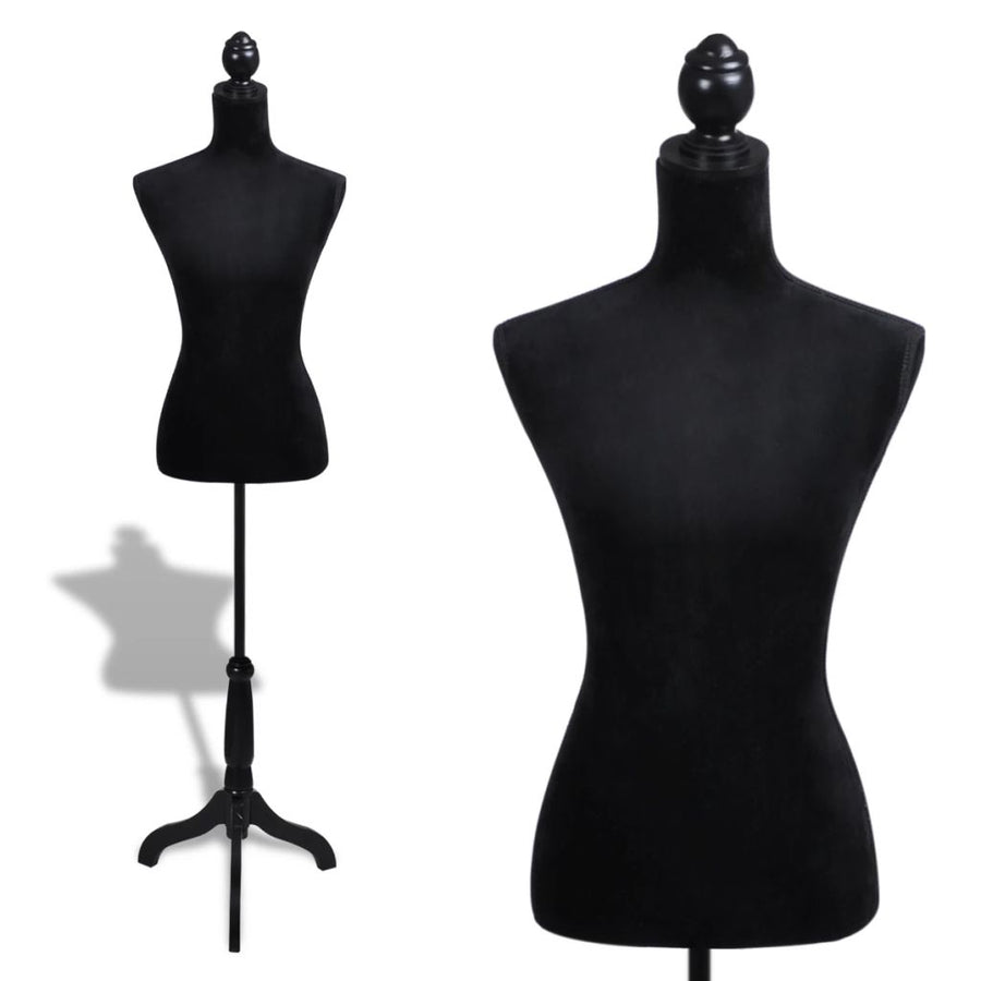 Etalagepop torso vrouw zwart - Griffin Retail