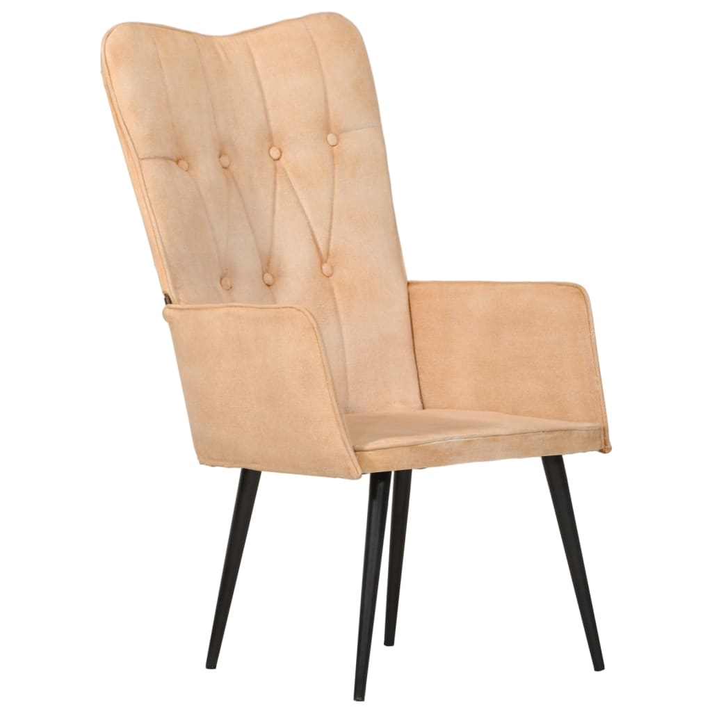 Fauteuil canvas crèmekleurig - Griffin Retail