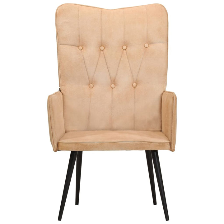 Fauteuil canvas crèmekleurig - Griffin Retail