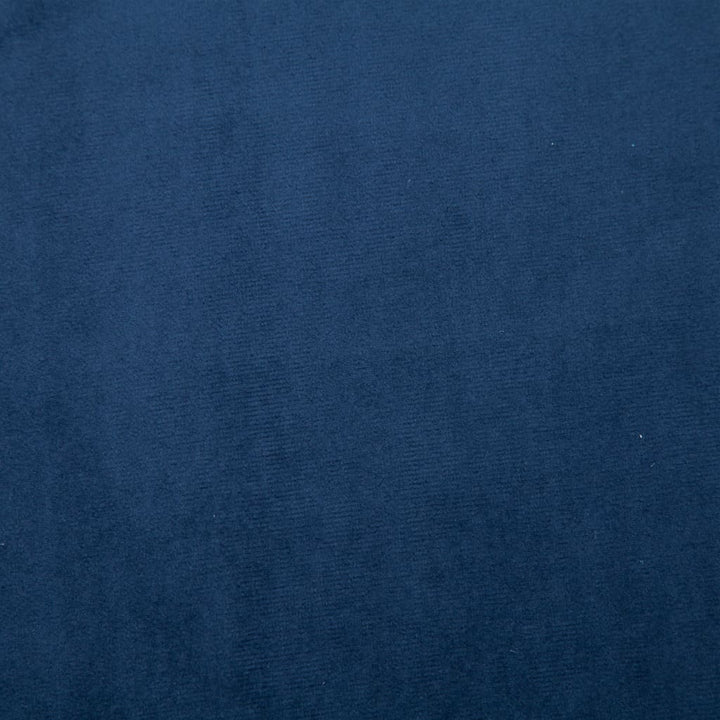 Fauteuil met chromen poten fluweel blauw - Griffin Retail