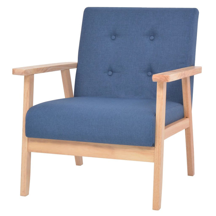 Fauteuil stof blauw - Griffin Retail