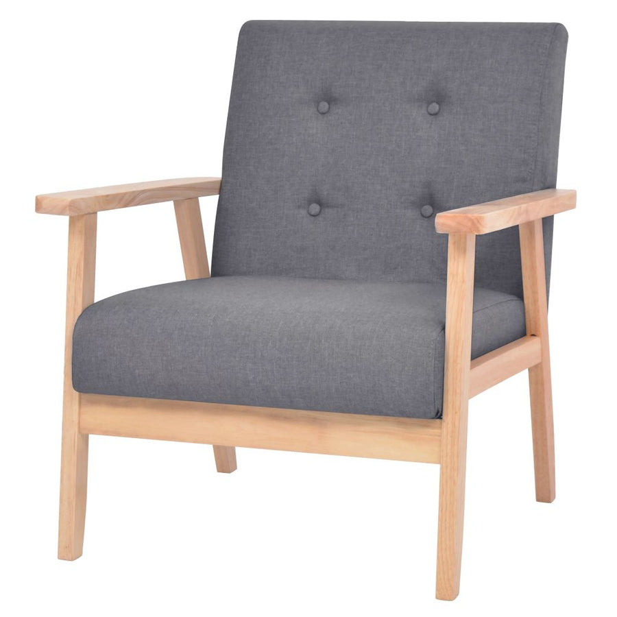 Fauteuil stof donkergrijs - Griffin Retail
