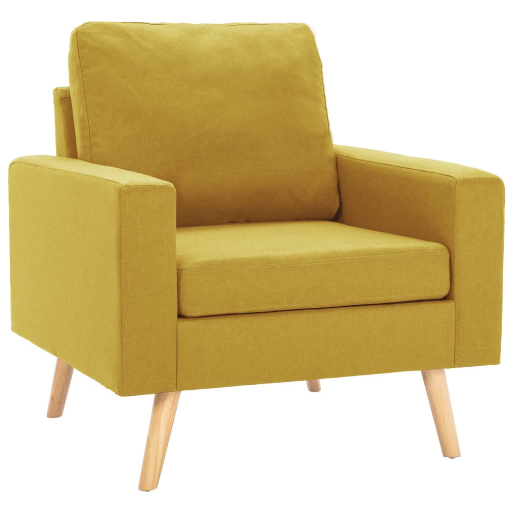 Fauteuil stof geel - Griffin Retail