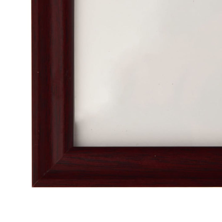 Fotolijsten 3 st voor wand of tafel 18x24 cm donkerrood - Griffin Retail
