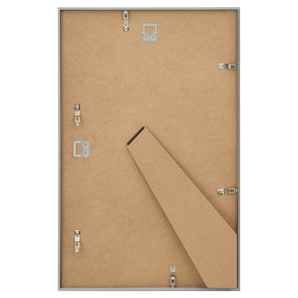 Fotolijsten 5 st voor wand of tafel 10x15 cm MDF zilverkleurig - Griffin Retail