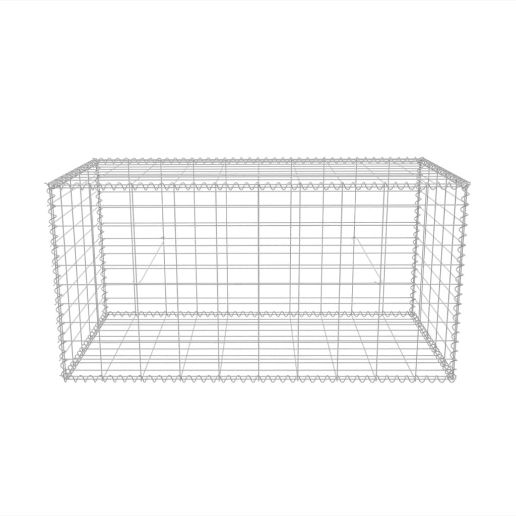 Gabion mand 100x50x50 cm gegalvaniseerd staal - Griffin Retail