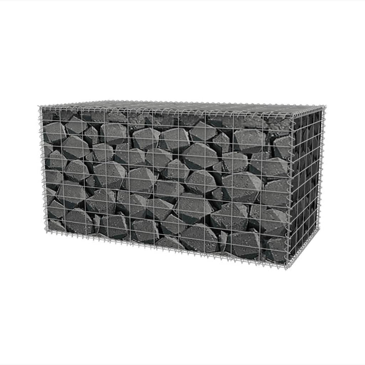 Gabion mand 100x50x50 cm gegalvaniseerd staal - Griffin Retail