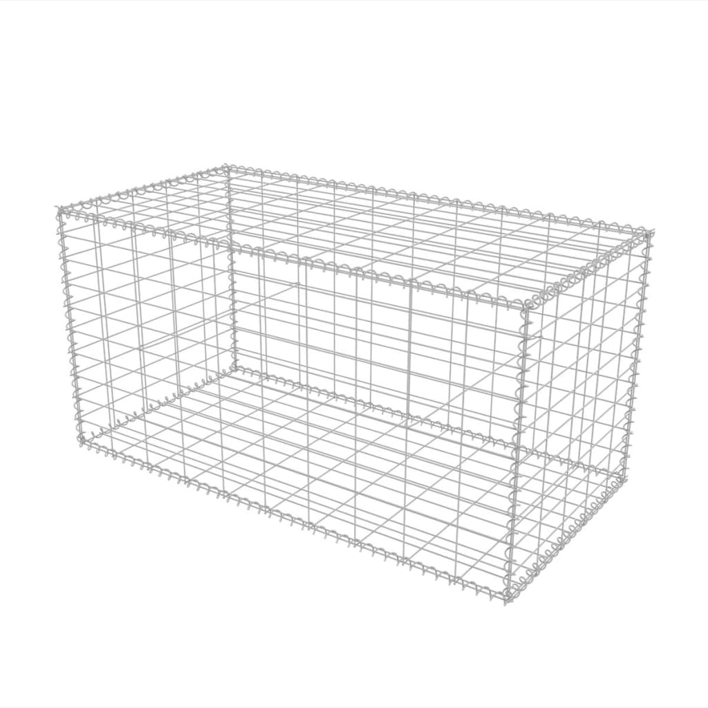 Gabion mand 100x50x50 cm gegalvaniseerd staal - Griffin Retail