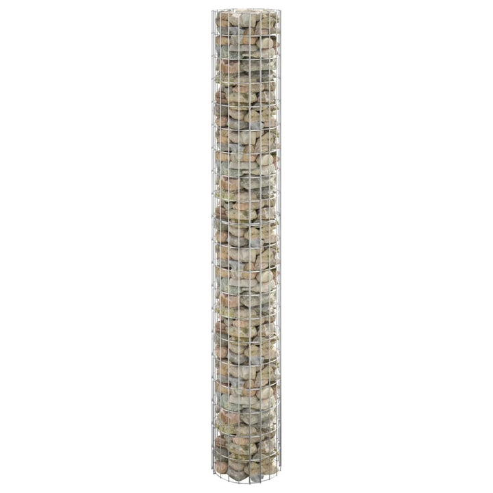 Gabion plantenbak rond verhoogd ø˜30x200 cm gegalvaniseerd staal - Griffin Retail