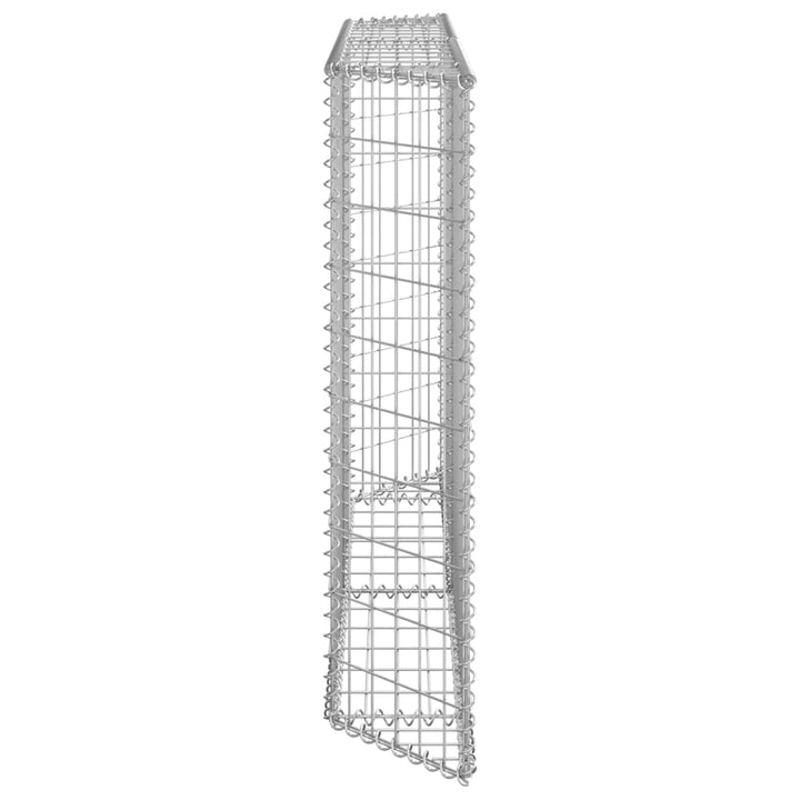 Gabion plantenbak trapezium 150x20x100 cm gegalvaniseerd staal - Griffin Retail