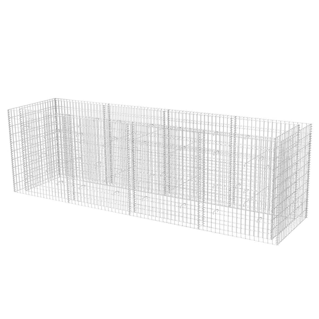 Gabion plantenbak verhoogd 360x90x100 cm staal - Griffin Retail