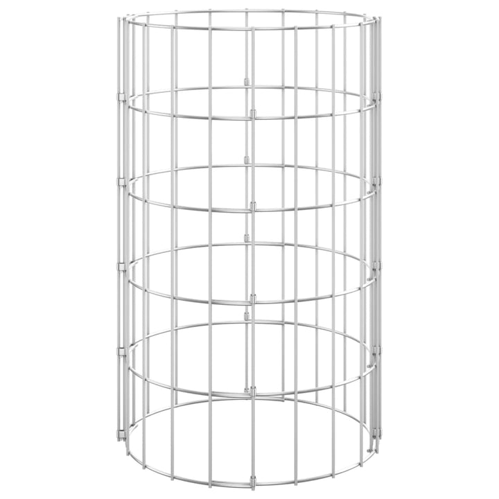 Gabion plantenbakken 3 st rond verhoogd ø˜30x50 cm staal - Griffin Retail