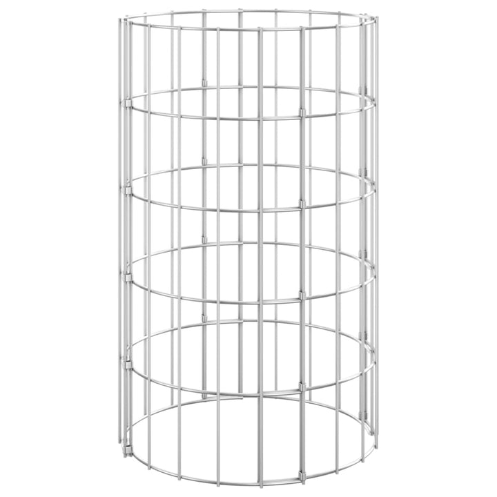 Gabion plantenbakken 3 st rond verhoogd ø˜30x50 cm staal - Griffin Retail