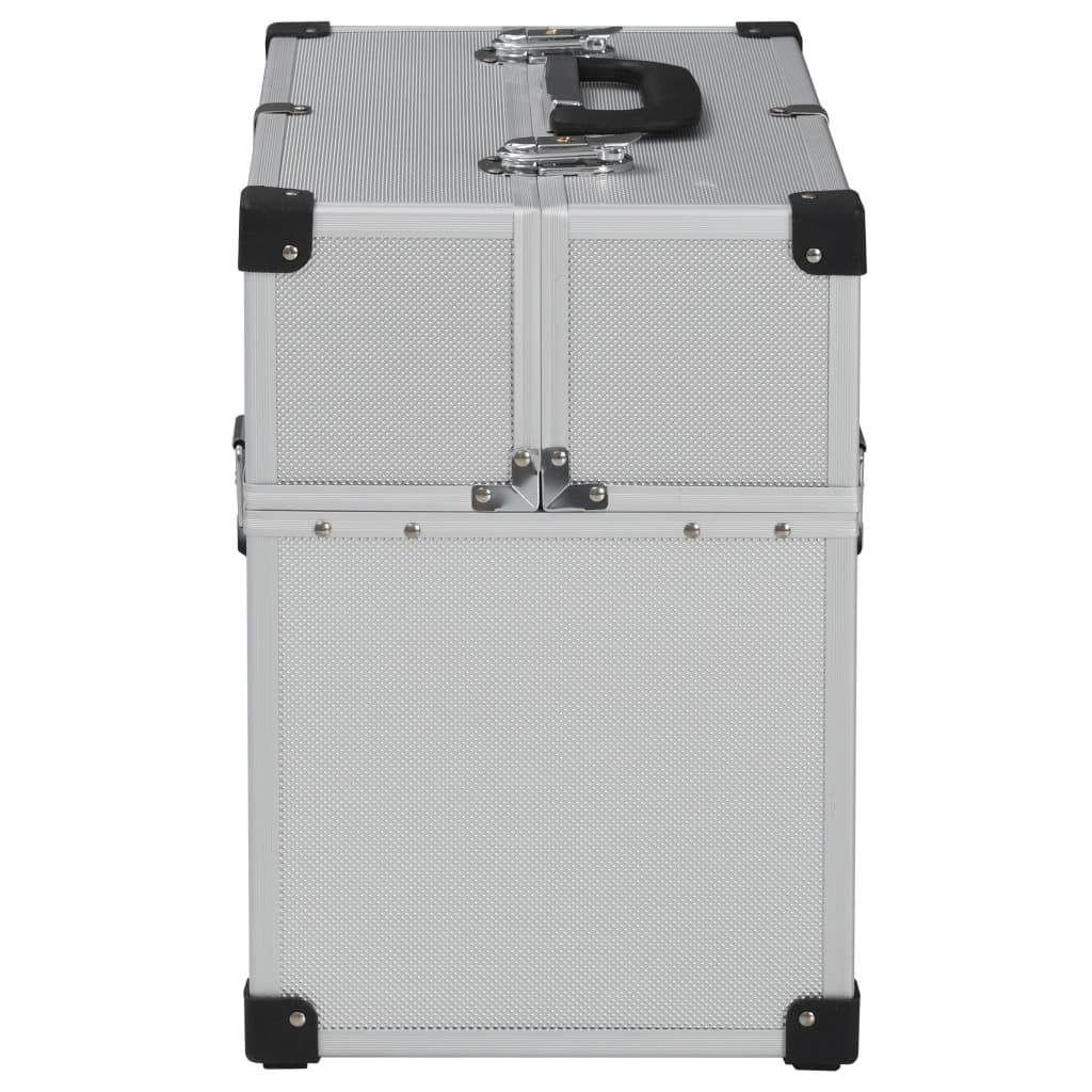 Gereedschapskoffer 38x22,5x34 cm aluminium zilverkleurig - Griffin Retail
