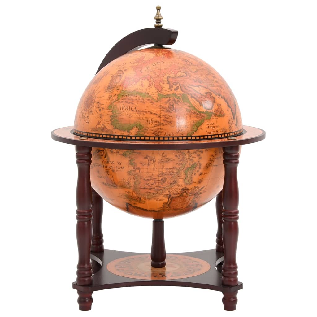 Globebar massief eucalyptushout bruin - Griffin Retail