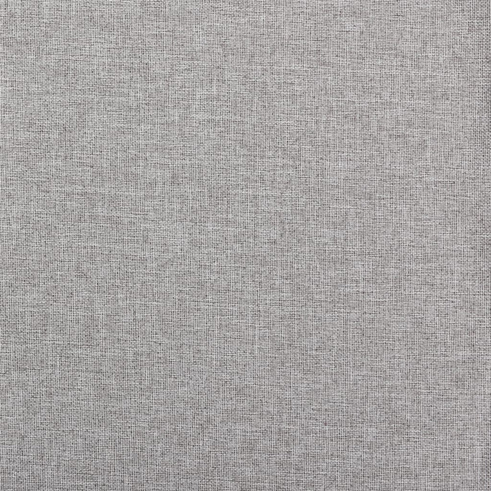 Gordijn linnen-look verduisterend met ogen 290x245 cm grijs - Griffin Retail