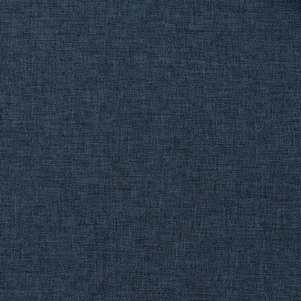 Gordijnen linnen-look verduisterend haken 2 st 140x225 cm blauw - Griffin Retail