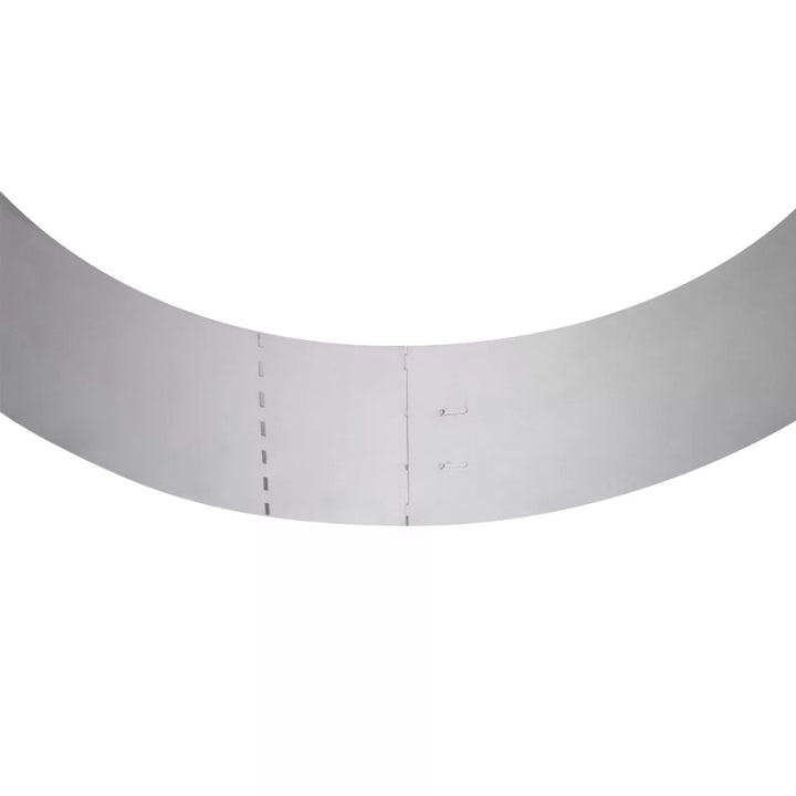 Grasboord flexibel 100x15 cm 10 stuks gegalvaniseerd staal - Griffin Retail