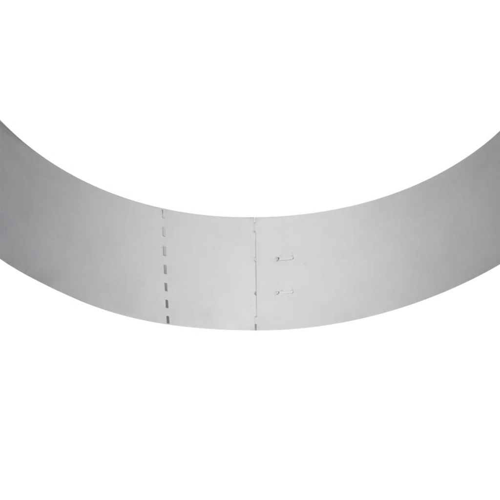 Grasboord flexibel 100x15 cm 5 stuks gegalvaniseerd staal - Griffin Retail