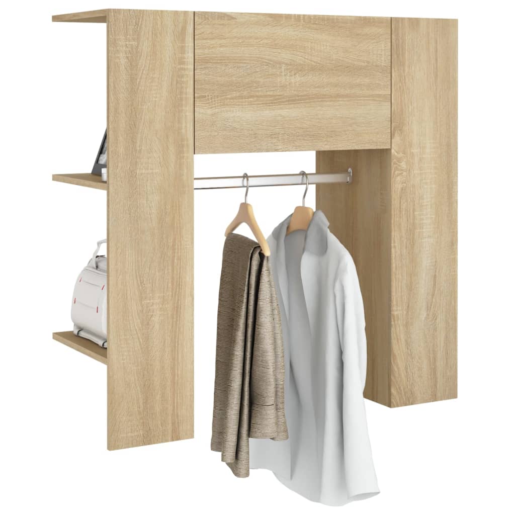 Halmeubel 97,5x37x99 cm bewerkt hout sonoma eiken - Griffin Retail