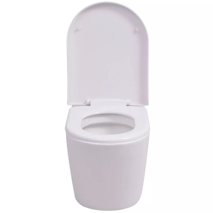 Hangend toilet keramiek wit - Griffin Retail