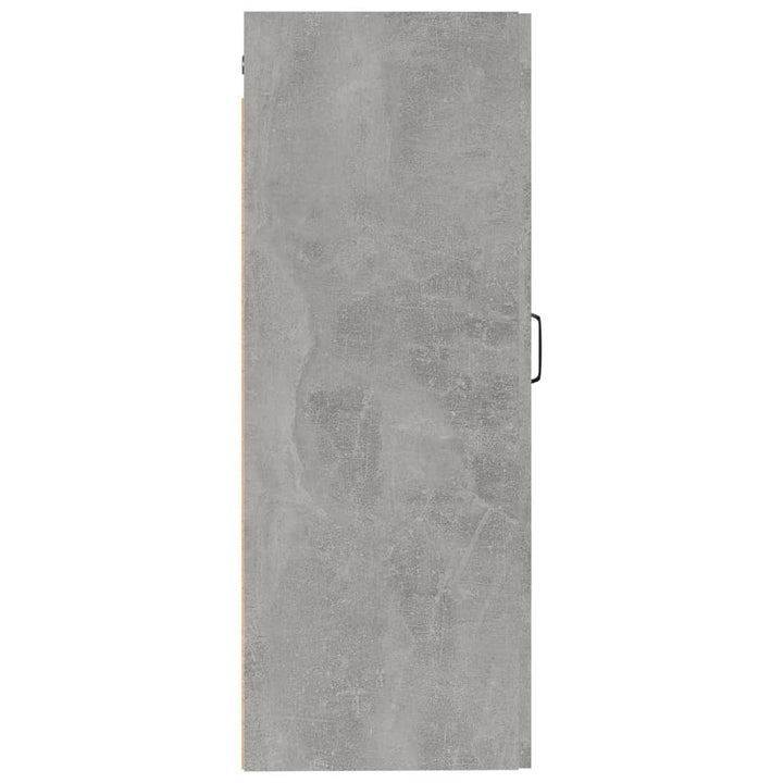 Hangkast 35x34x90 cm bewerkt hout betongrijs - Griffin Retail