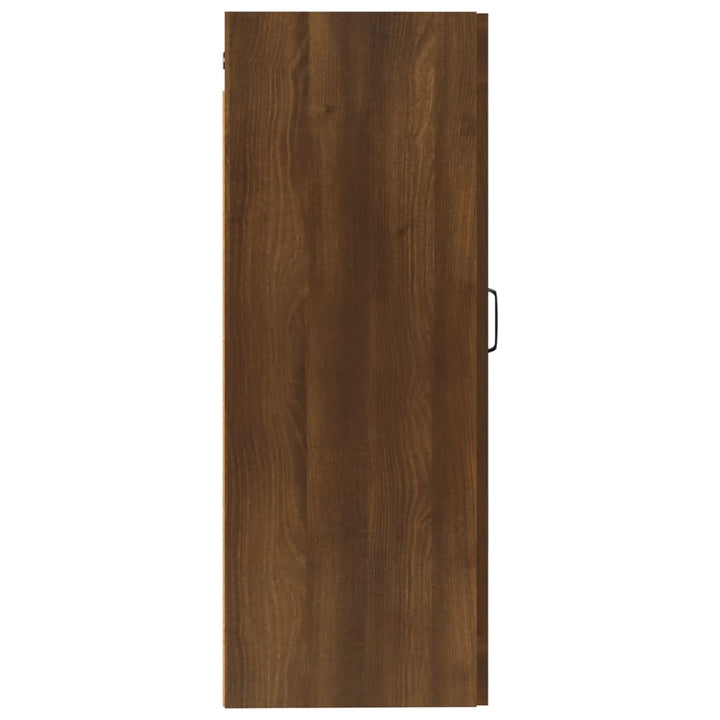 Hangkast 35x34x90 cm bewerkt hout bruineikenkleurig - Griffin Retail