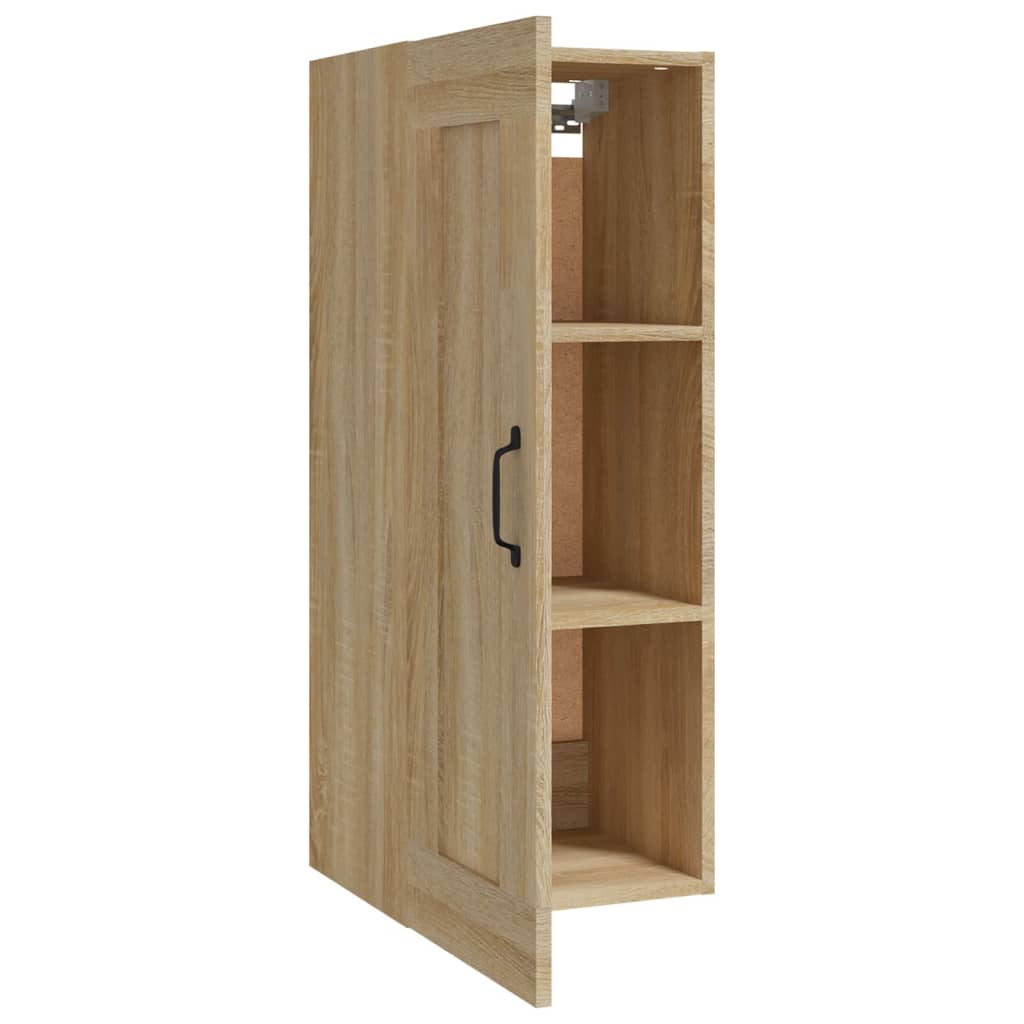 Hangkast 35x34x90 cm bewerkt hout sonoma eikenkleurig - Griffin Retail