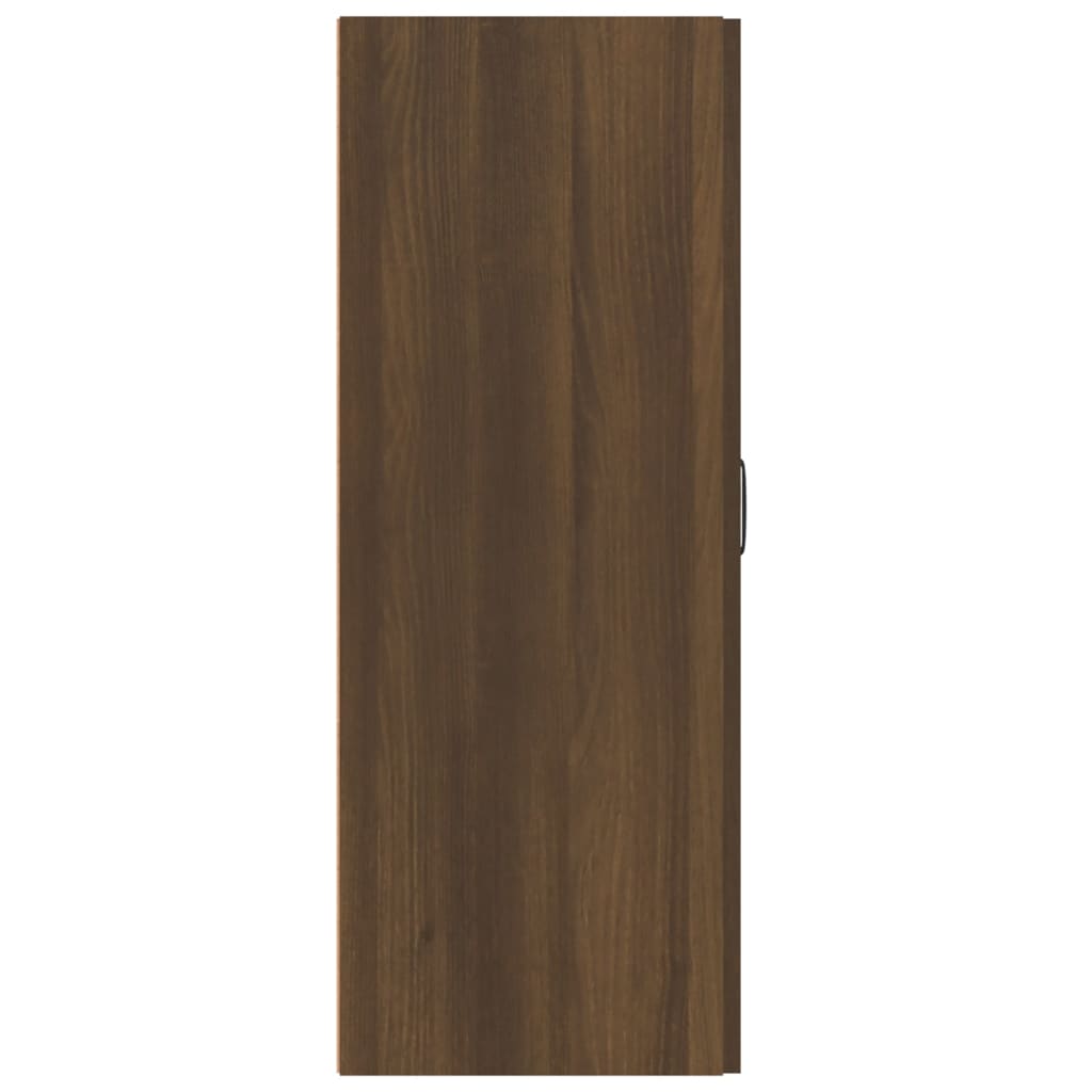 Hangkast 69,5x34x90 cm bewerkt hout bruineikenkleurig - Griffin Retail