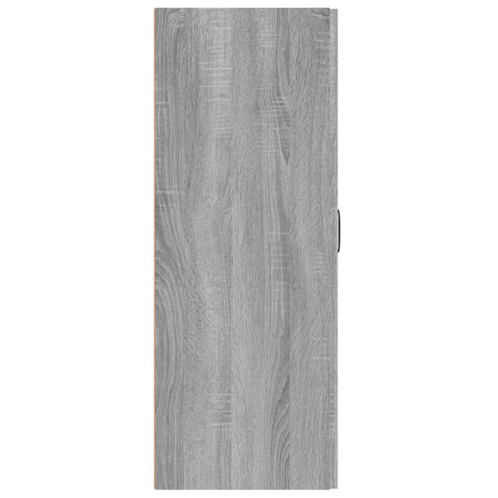 Hangkast 69,5x34x90 cm bewerkt hout grijs sonoma eikenkleurig - Griffin Retail