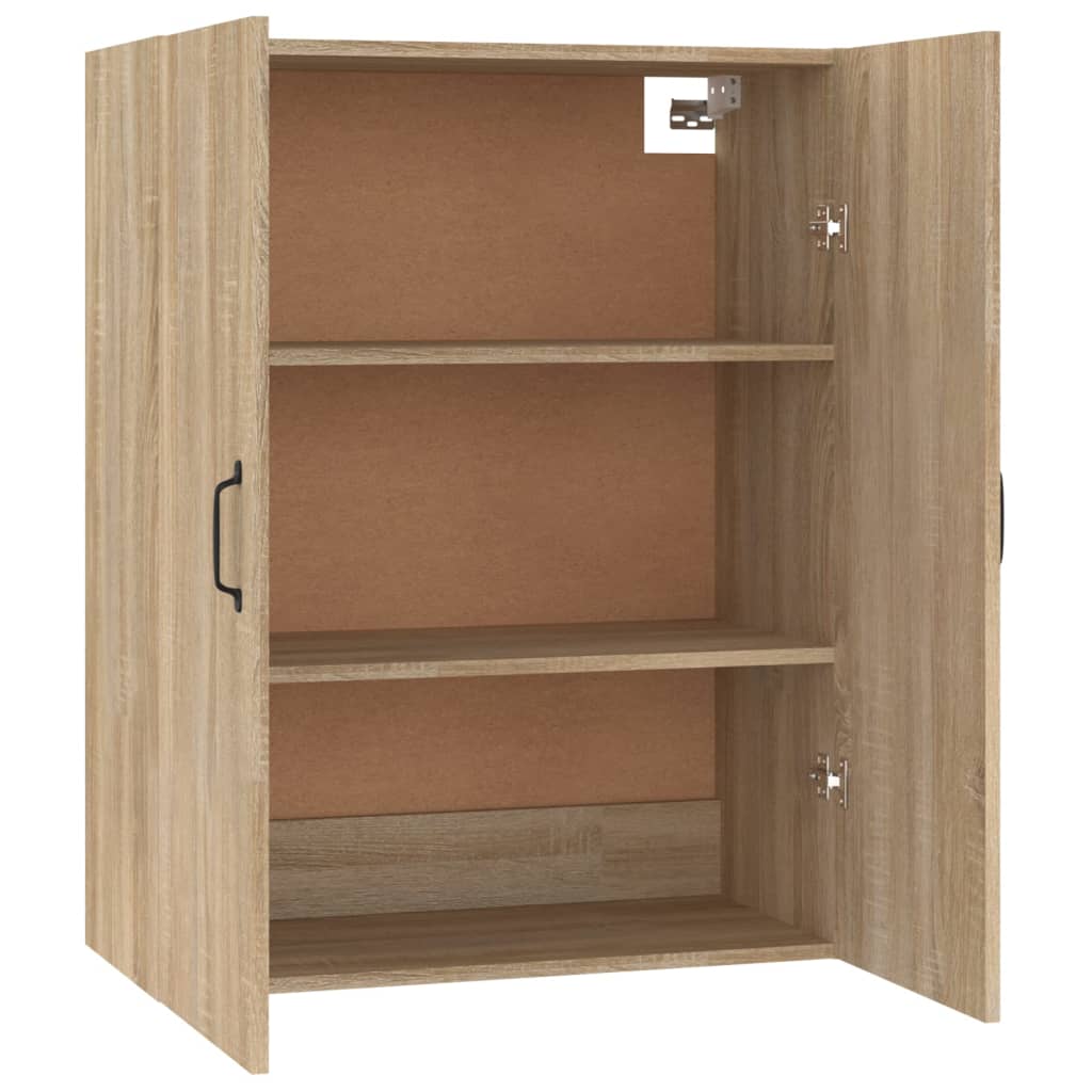 Hangkast 69,5x34x90 cm bewerkt hout sonoma eikenkleurig - Griffin Retail