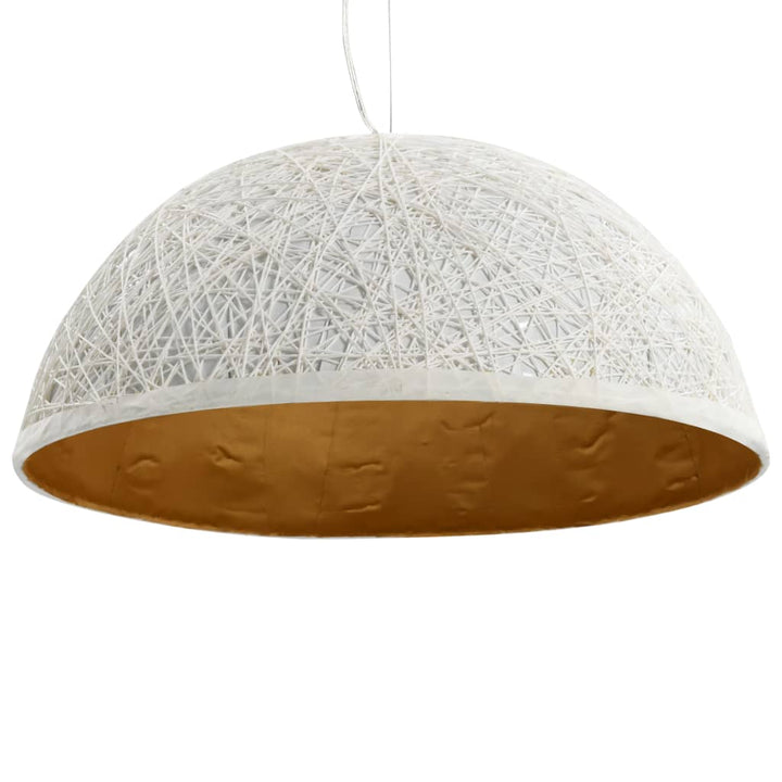 Hanglamp E27 ø˜50 cm wit en goud - Griffin Retail