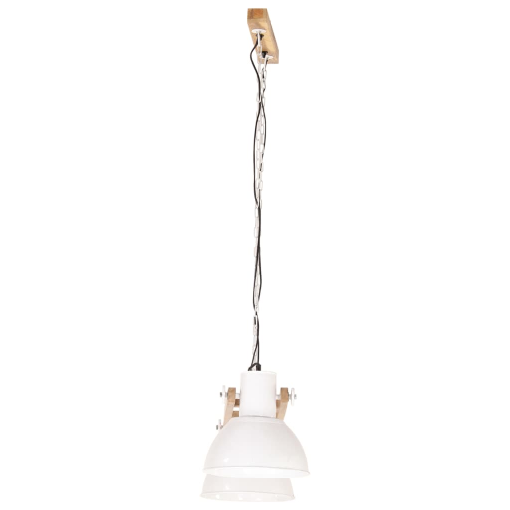 Hanglamp industrieel 25 W E27 109 cm wit - Griffin Retail