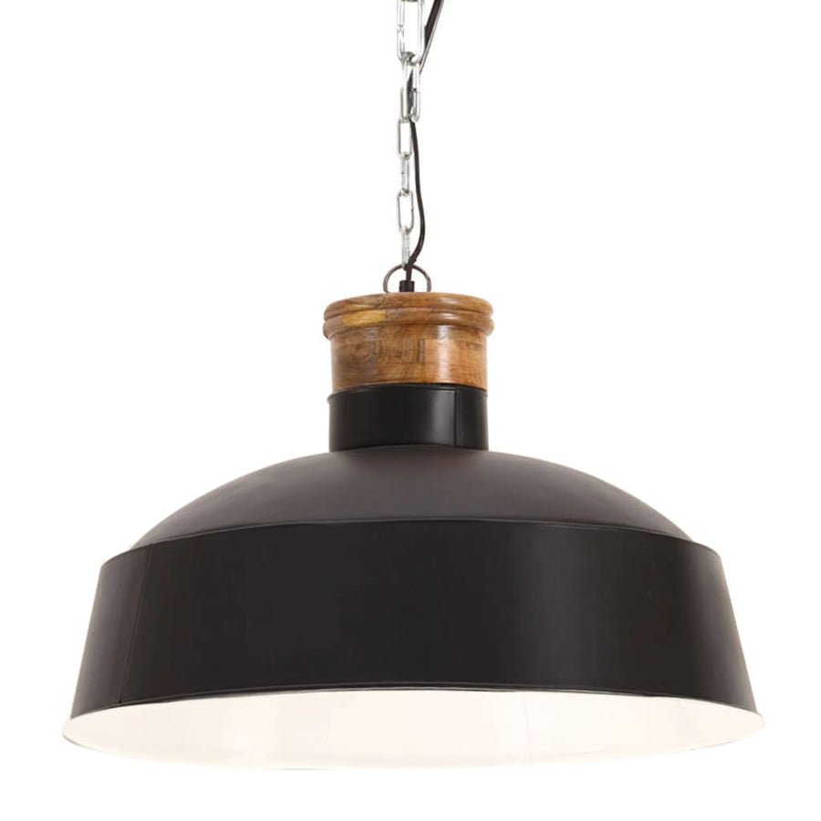 Hanglamp industrieel E27 32 cm zwart - Griffin Retail