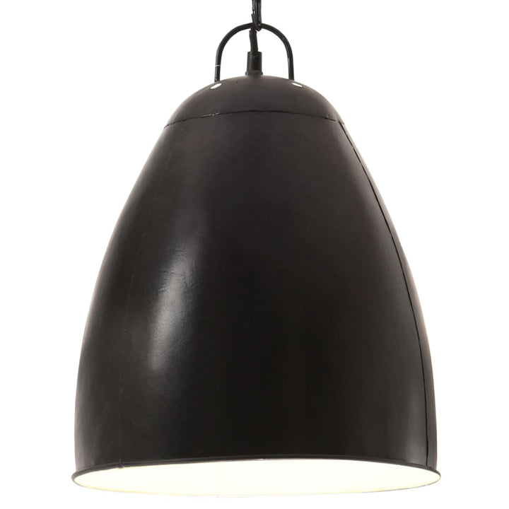 Hanglamp industrieel rond 25 W E27 32 cm gitzwart - Griffin Retail