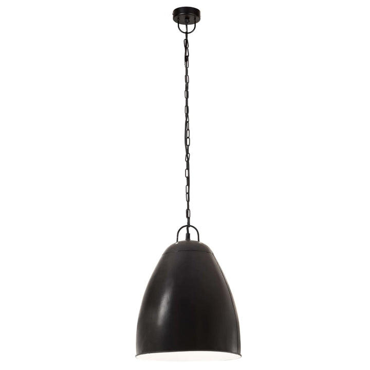 Hanglamp industrieel rond 25 W E27 32 cm gitzwart - Griffin Retail