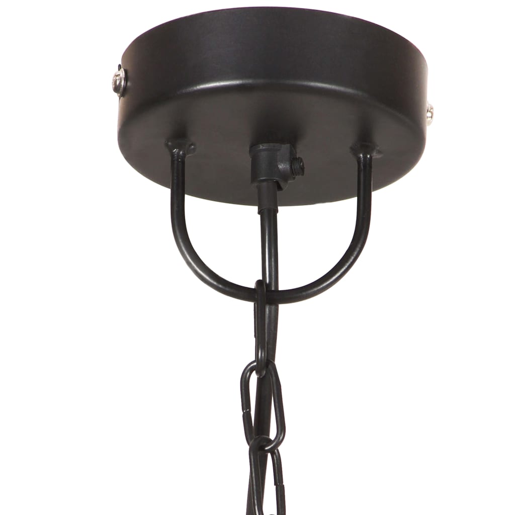 Hanglamp industrieel rond 25 W E27 42 cm gitzwart - Griffin Retail
