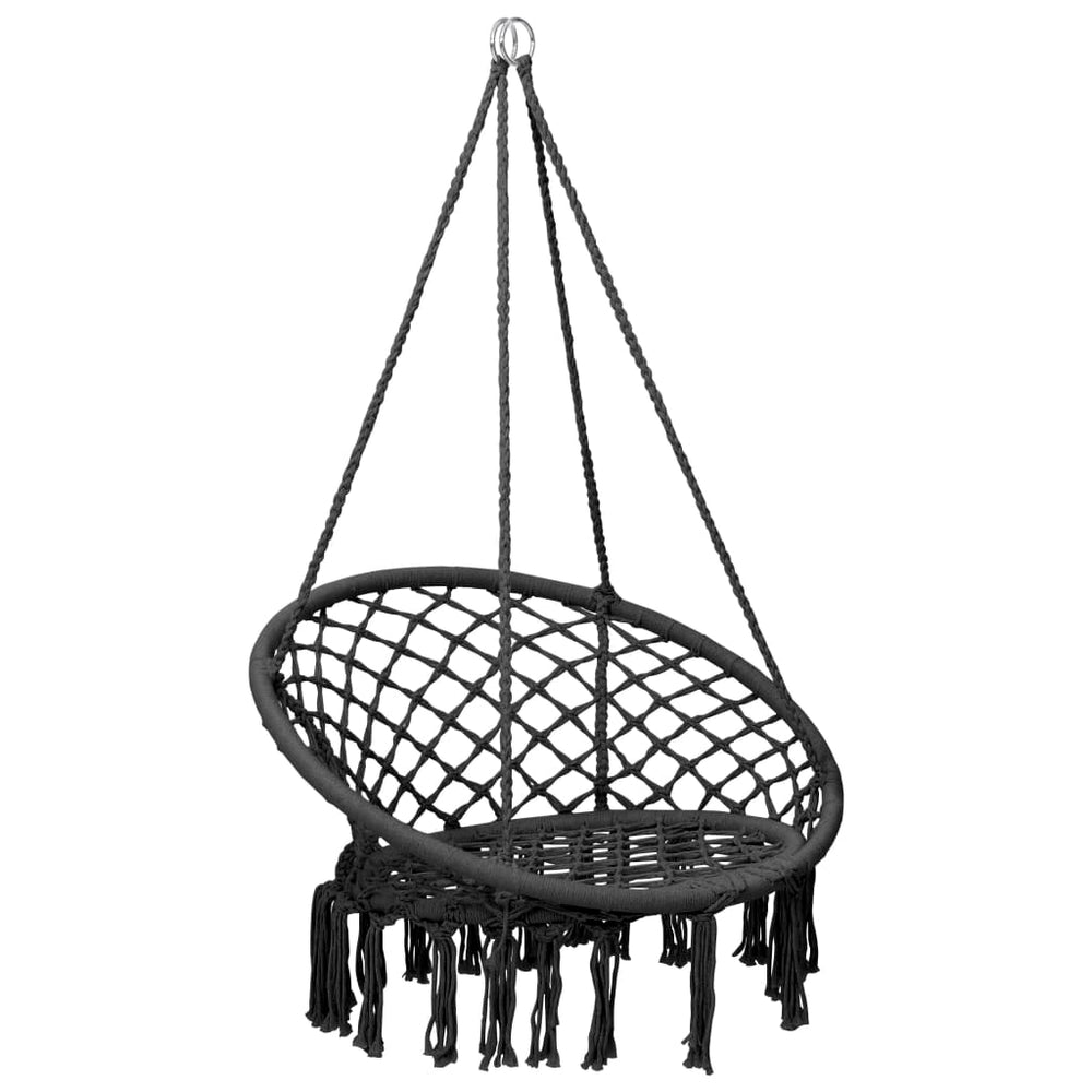 Hangstoel 80 cm antracietkleurig - Griffin Retail