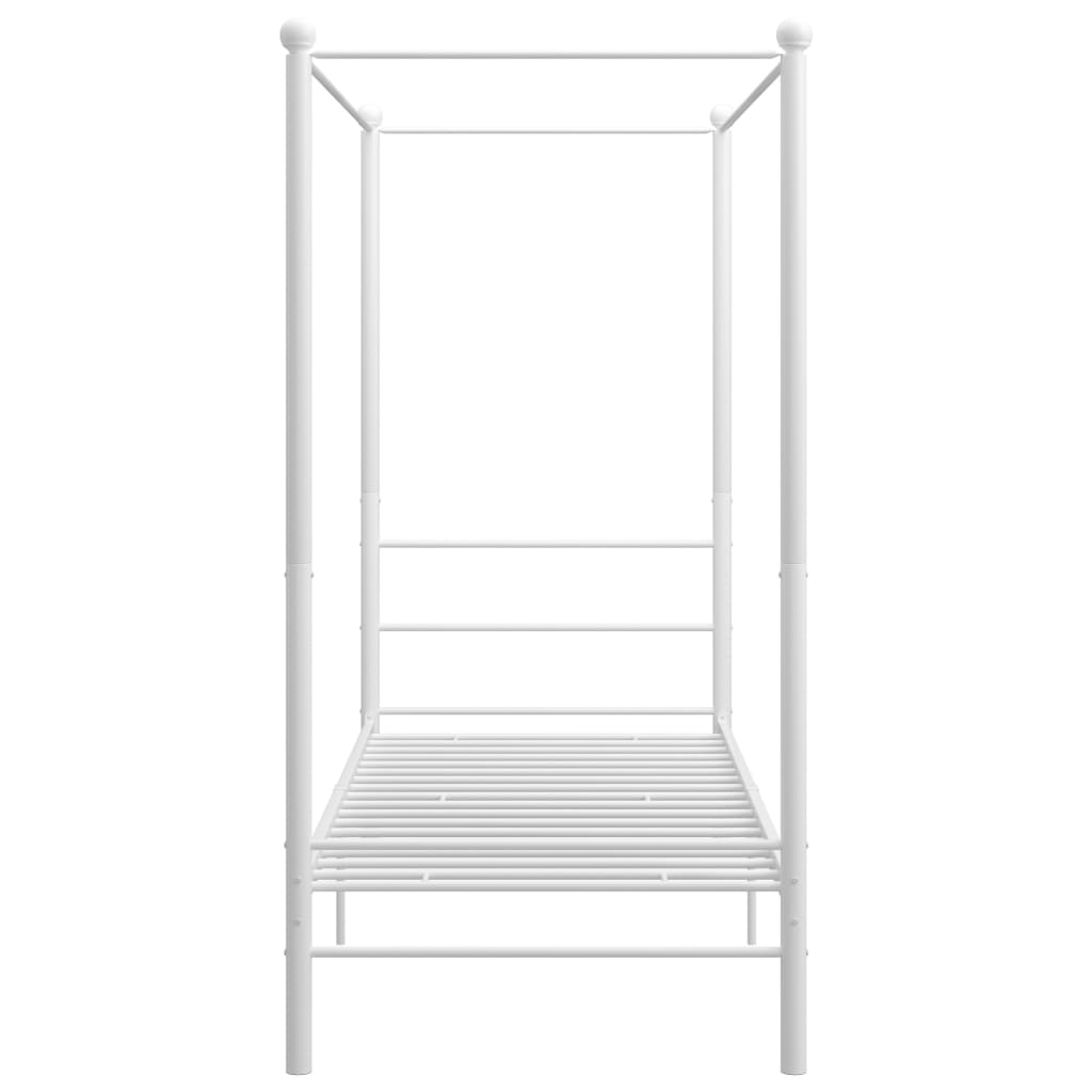 Hemelbedframe metaal wit 90x200 cm - Griffin Retail