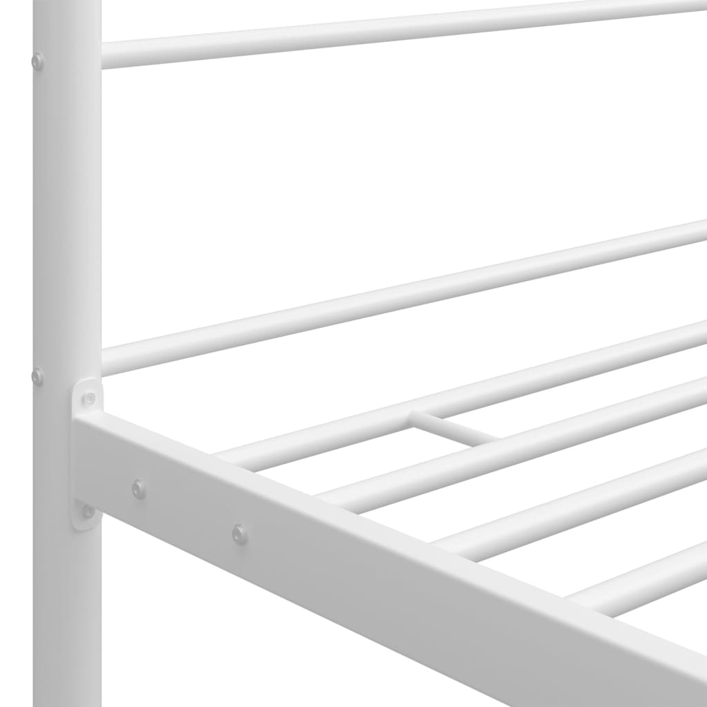 Hemelbedframe metaal wit 90x200 cm - Griffin Retail