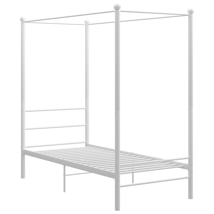 Hemelbedframe metaal wit 90x200 cm - Griffin Retail