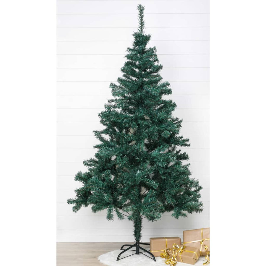 HI Kerstboom met metalen standaard 180 cm groen - Griffin Retail