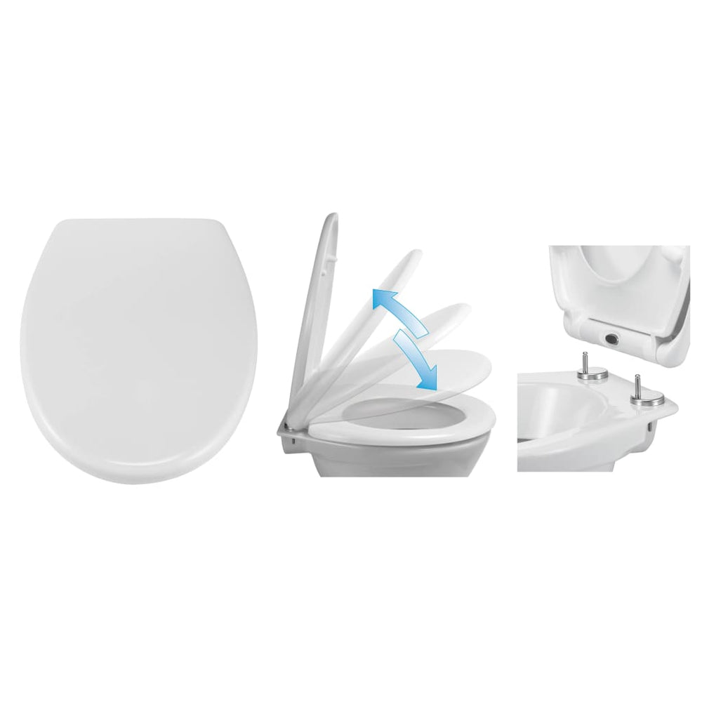 HI Toiletbril met quick release en soft-close - Griffin Retail