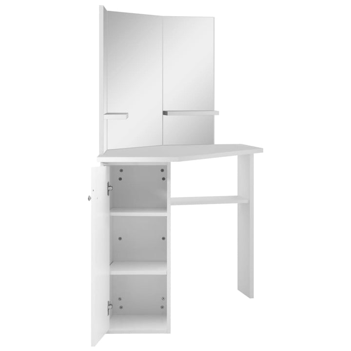 Hoekkaptafel wit - Griffin Retail